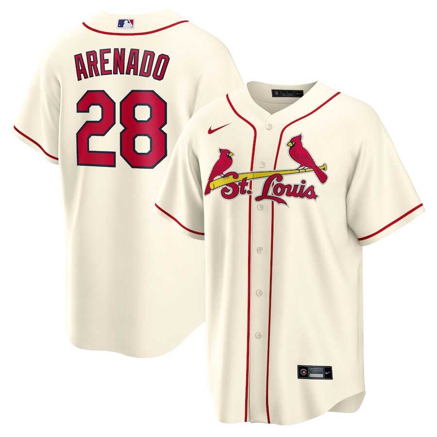 Cardinals 28 Nolan Arenado Cream Nike Cool Base Jersey Dzhi,We sell and wholesale Cardinals 28 Nolan Arenado Cream Nike Cool Base Jersey Dzhi on line form chian!